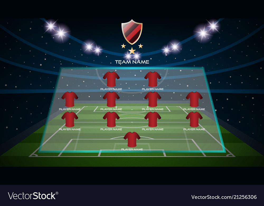 Detail Starting Line Up Polos Nomer 14