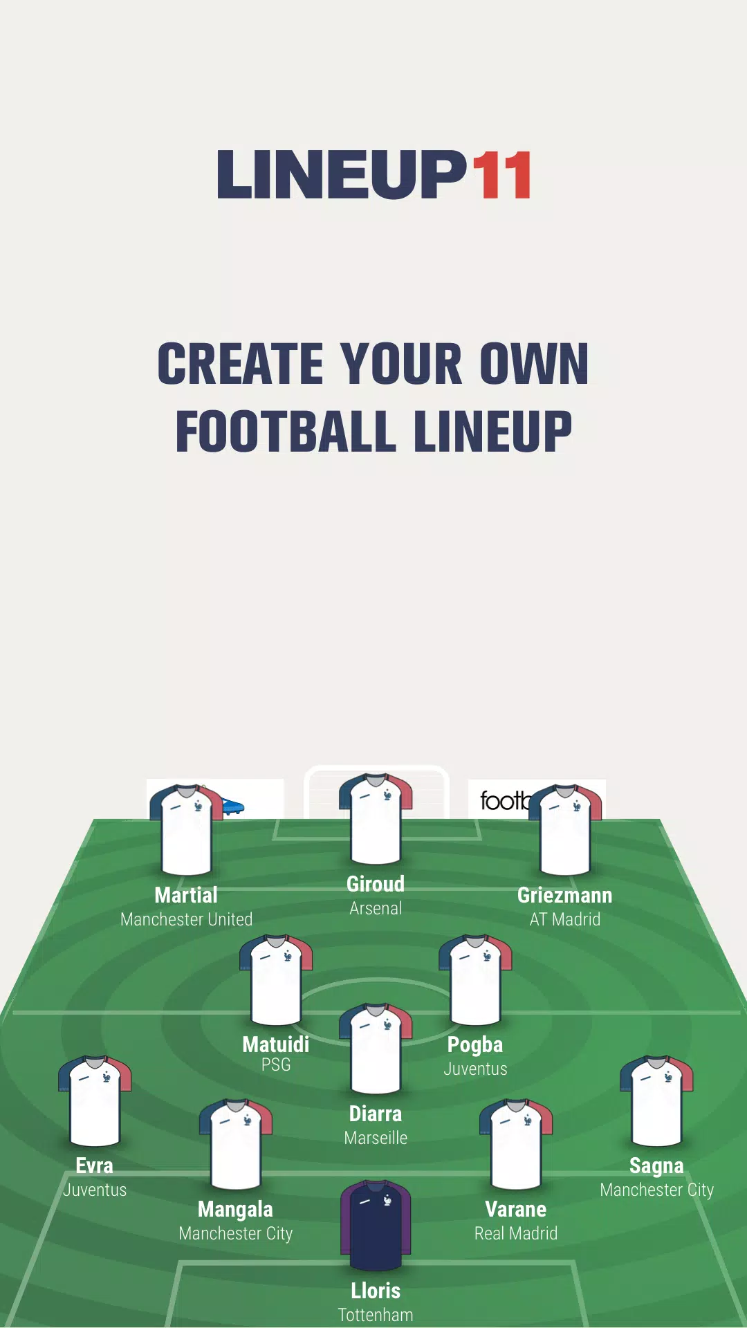 Detail Starting Line Up Polos Nomer 23