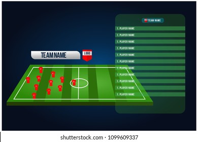 Detail Starting Line Up Polos Nomer 9
