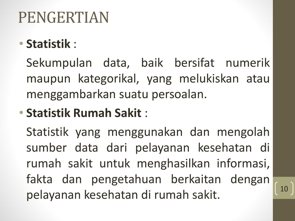 Detail Statistik Rumah Sakit Nomer 13