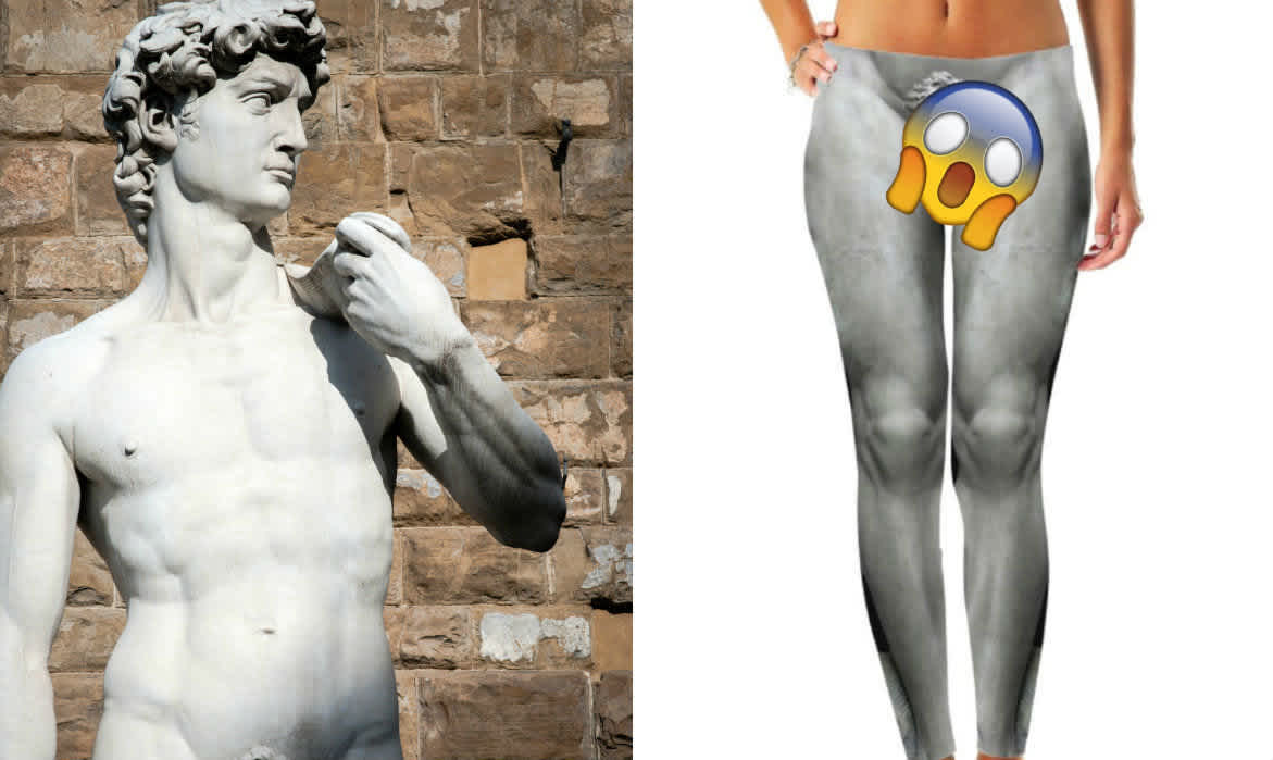 Detail Statue Of David Leggings Amazon Nomer 2