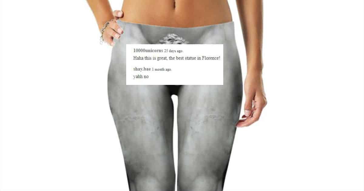 Detail Statue Of David Leggings Amazon Nomer 4