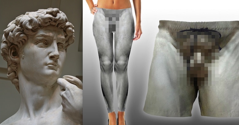 Detail Statue Of David Leggings Amazon Nomer 9