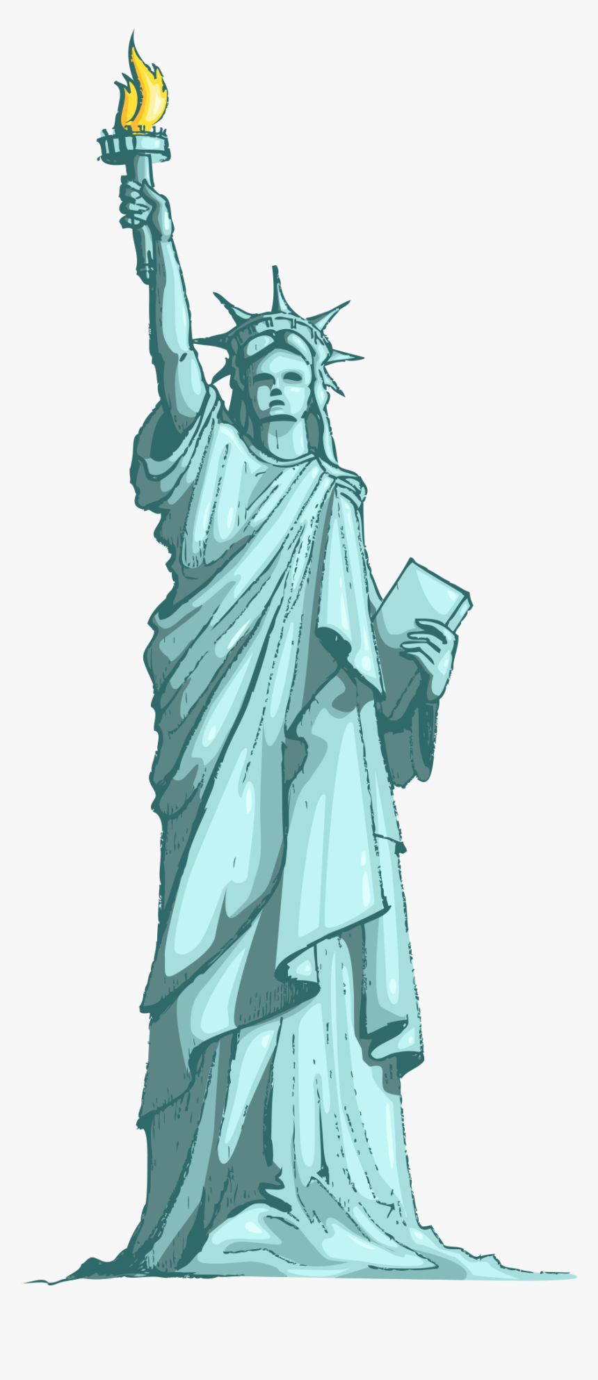 Detail Statue Of Liberty Clip Art Free Nomer 16