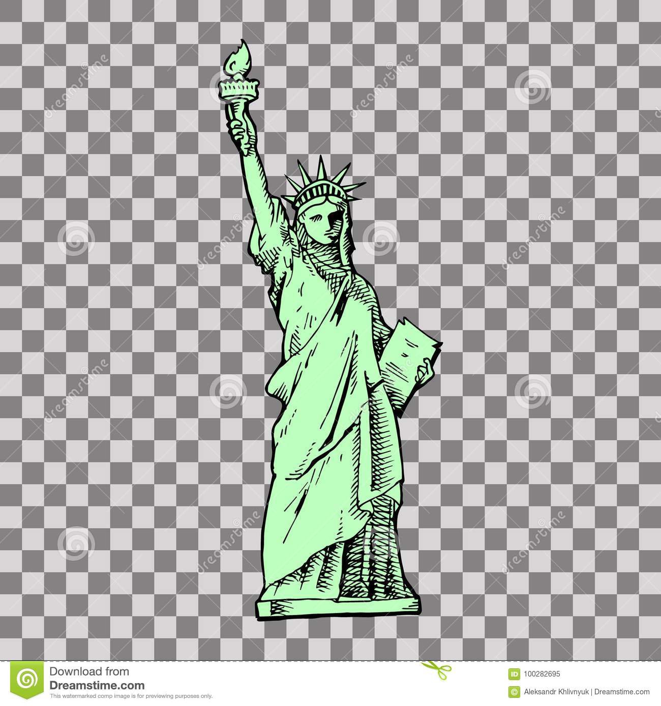 Detail Statue Of Liberty No Background Nomer 31