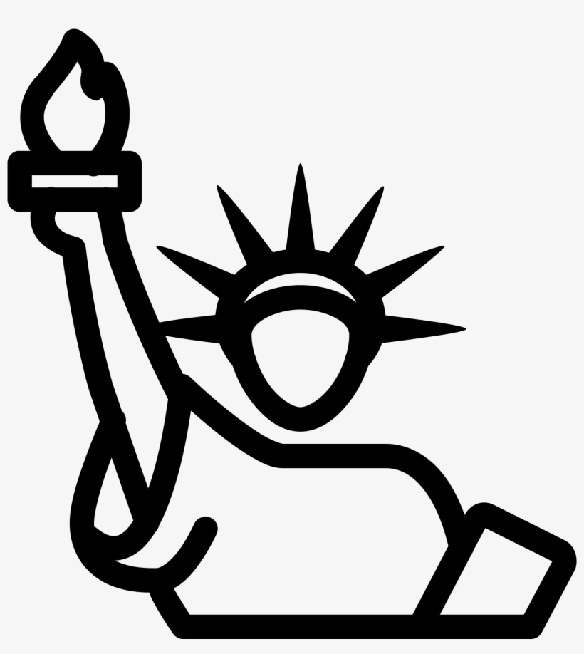 Detail Statue Of Liberty Torch Clipart Nomer 25