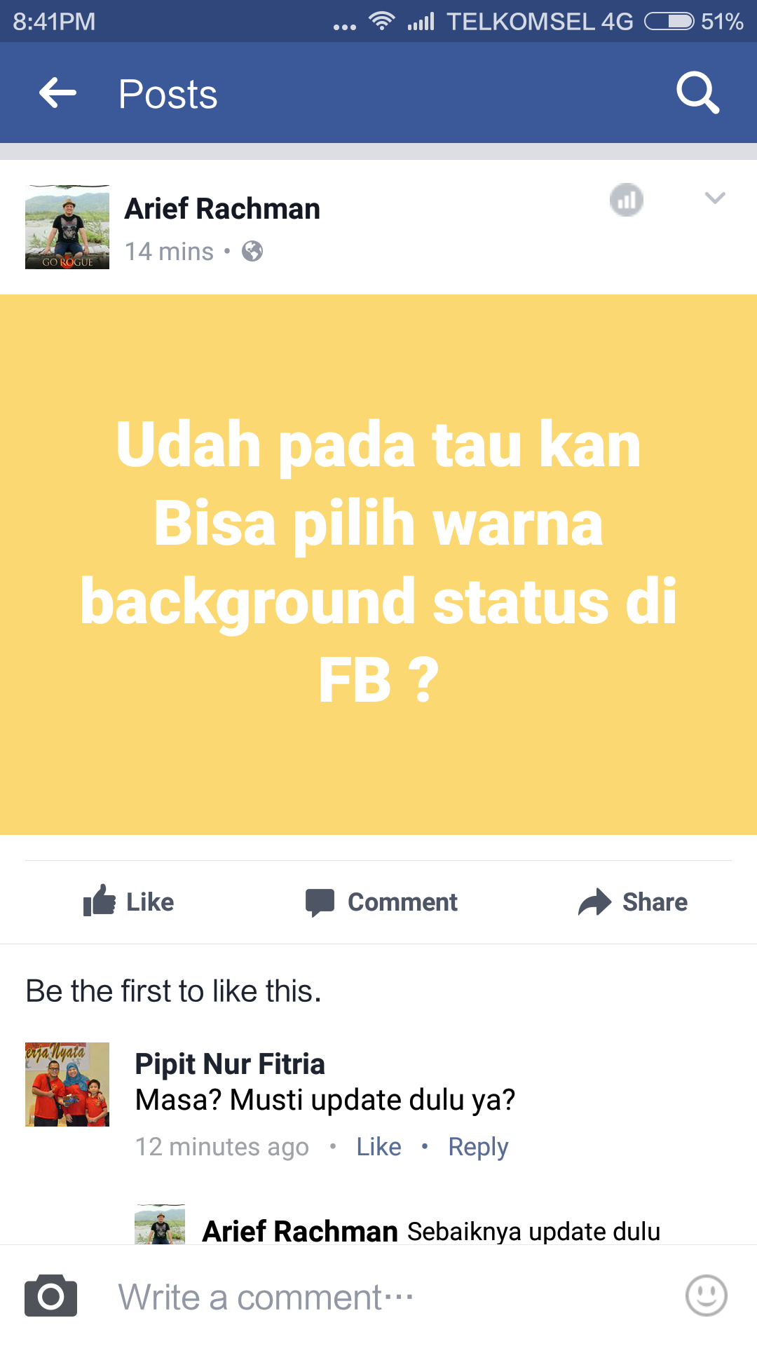 Detail Status Fb Like Terbanyak Nomer 35