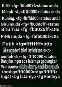Detail Status Fb Warna Nomer 20