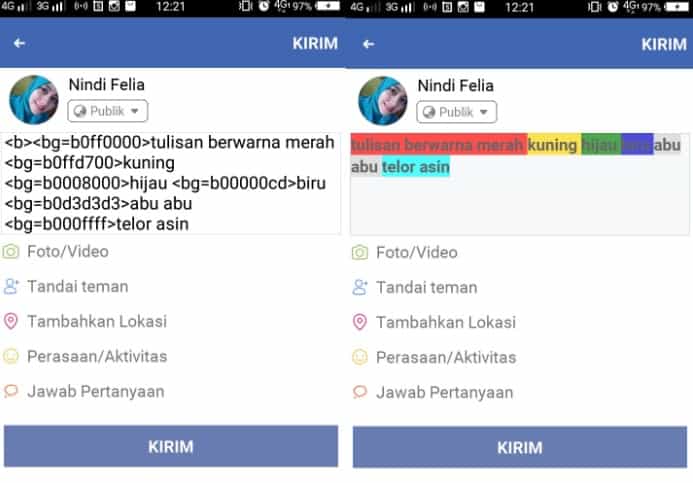 Detail Status Fb Warna Warni Nomer 35