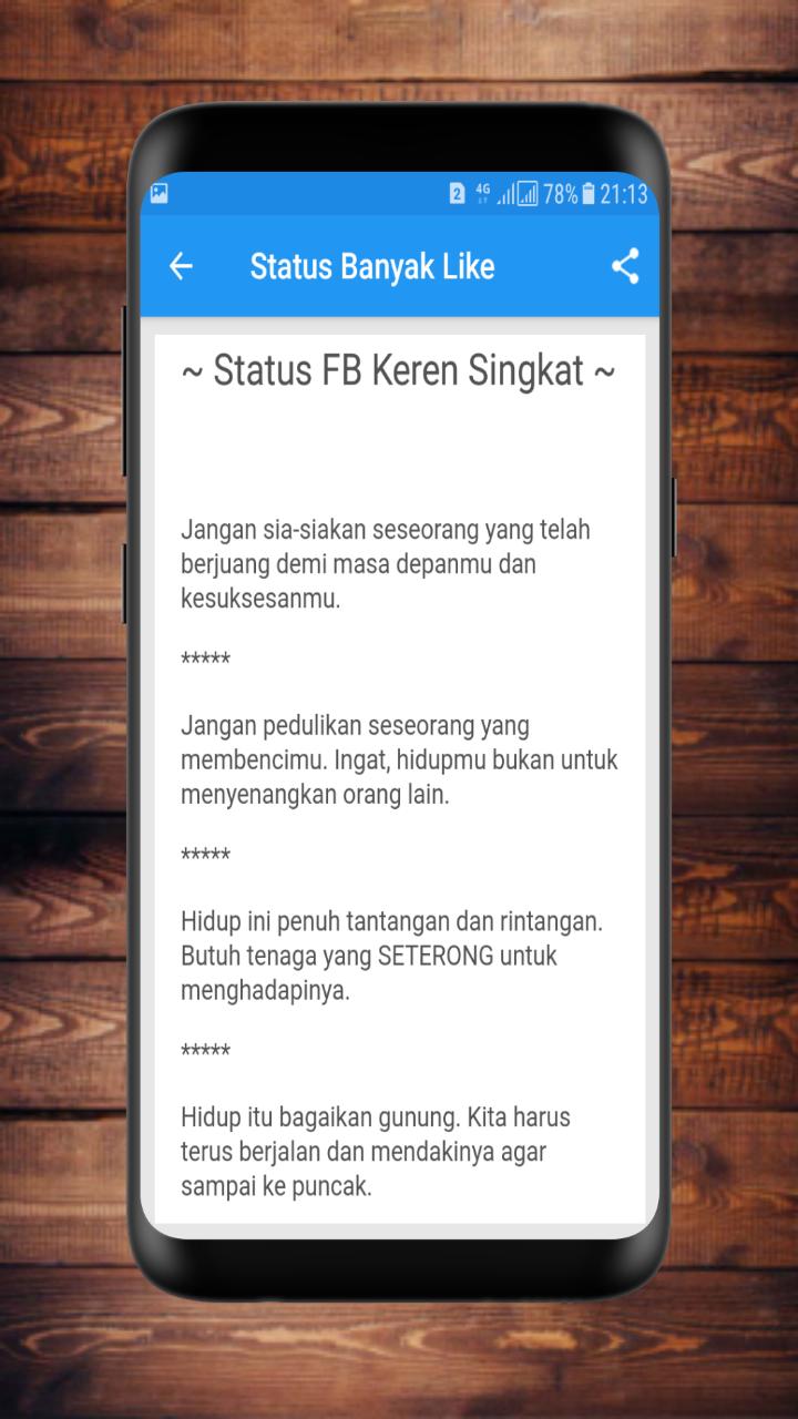 Detail Status Fb Yg Banyak Di Like Orang Nomer 9