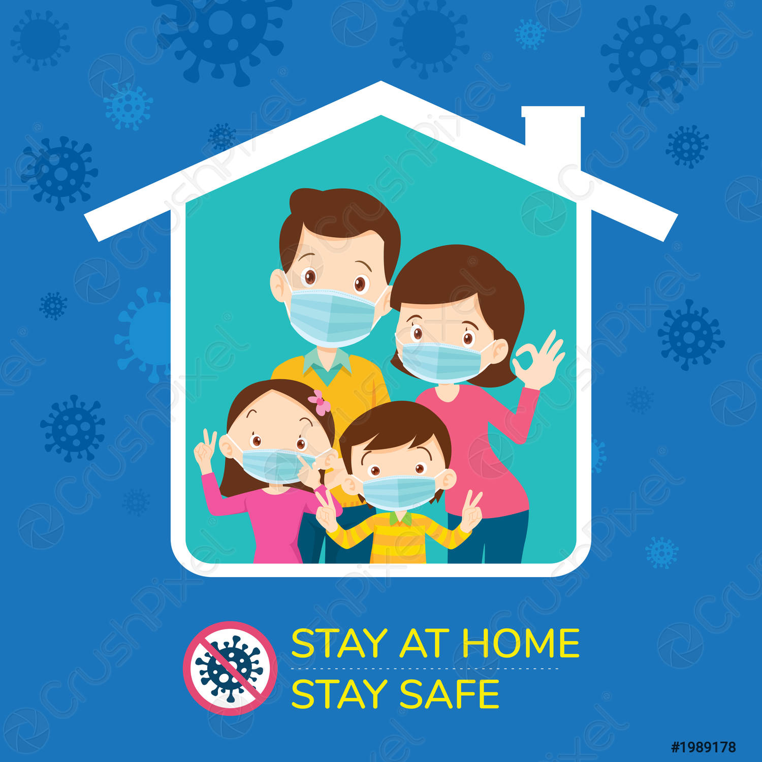 Detail Stay At Home Cartoon Nomer 20