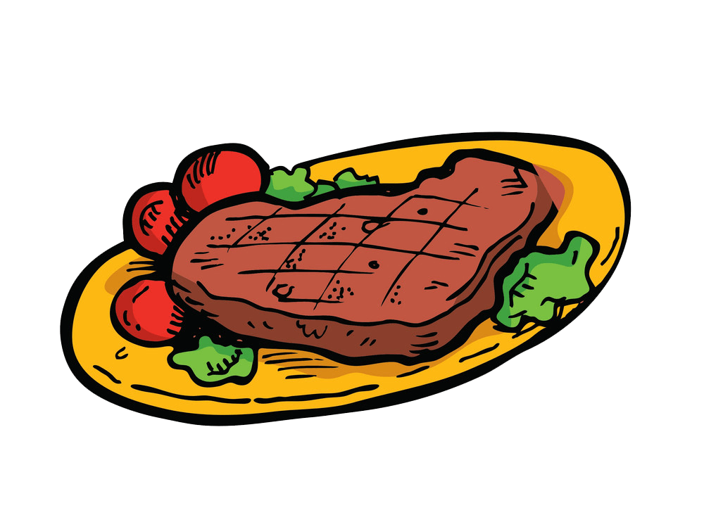 Detail Steak Clipart Nomer 11