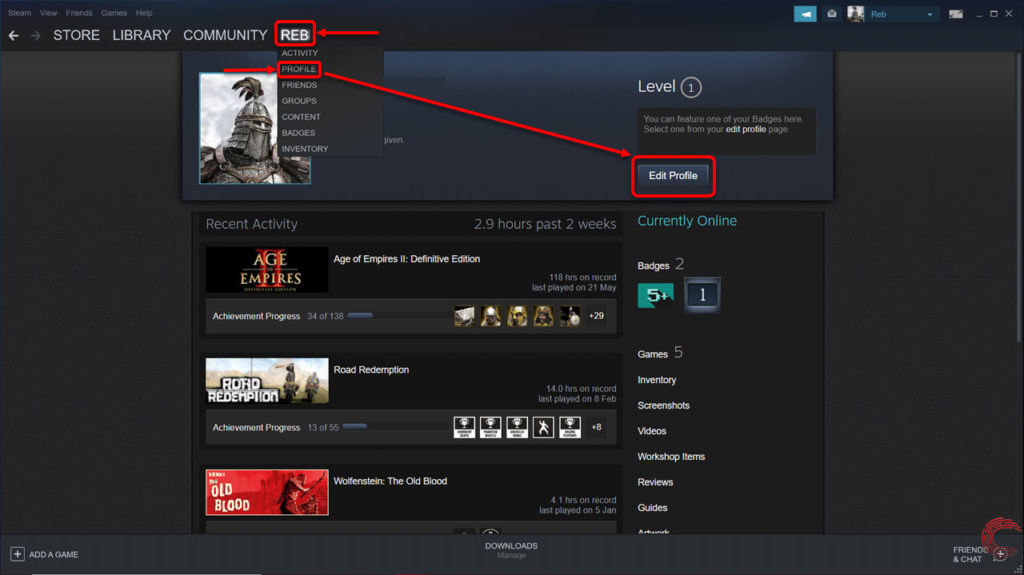 Detail Steam Profile Custom Background Nomer 18