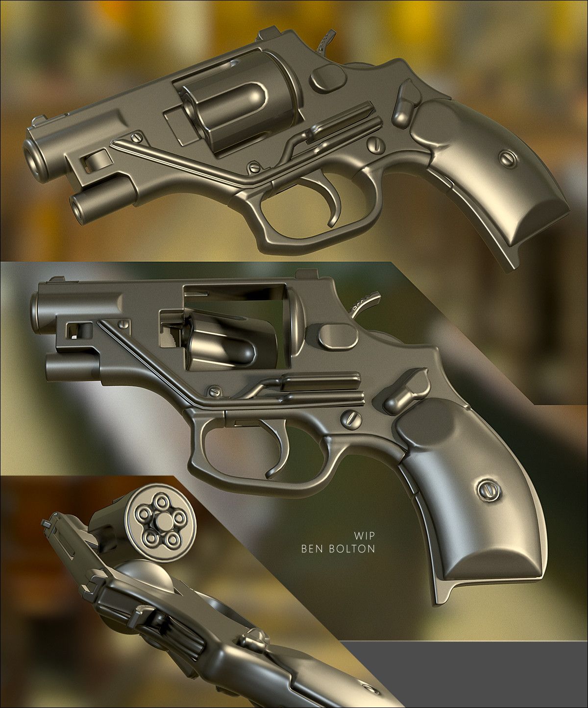 Detail Stechkin Revolver Nomer 21