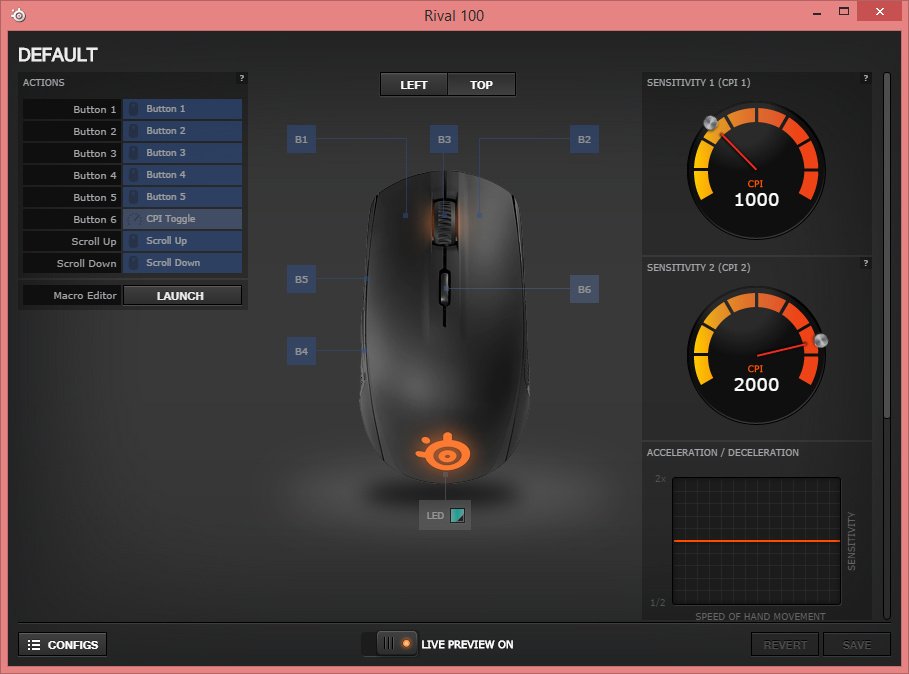 Detail Steelseries Rival 100 Driver Nomer 5