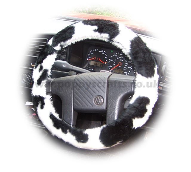 Detail Steering Wheel Cover Cow Print Nomer 24