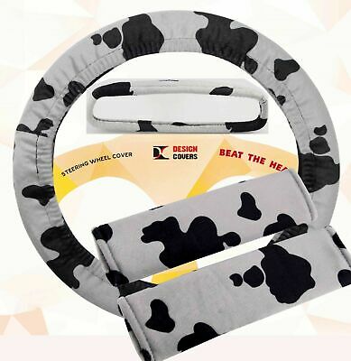 Detail Steering Wheel Cover Cow Print Nomer 47