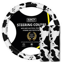 Detail Steering Wheel Cover Cow Print Nomer 56