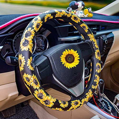 Detail Steering Wheel Cover Sunflower Nomer 23