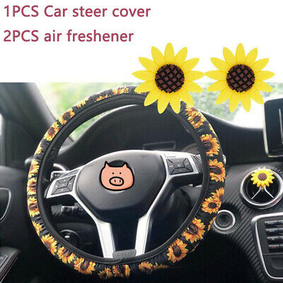 Detail Steering Wheel Cover Sunflower Nomer 29