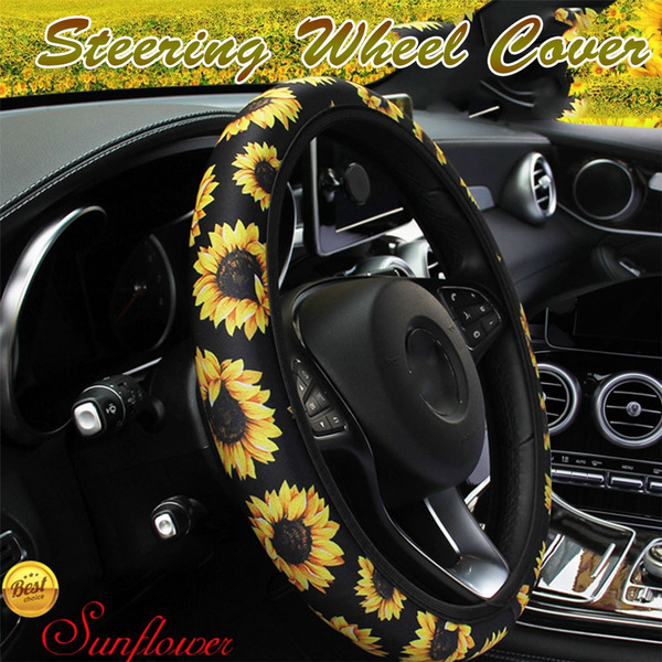 Detail Steering Wheel Cover Sunflower Nomer 6