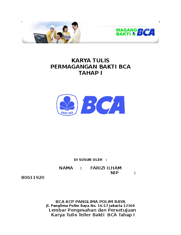 Detail Stempel Bank Bca Nomer 20