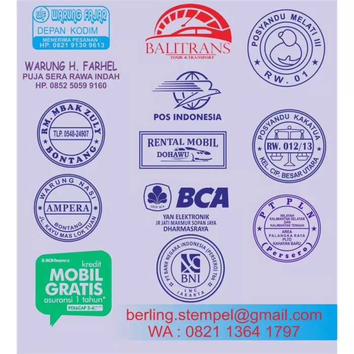 Detail Stempel Bank Bca Nomer 5