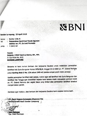 Detail Stempel Bank Bni Nomer 24