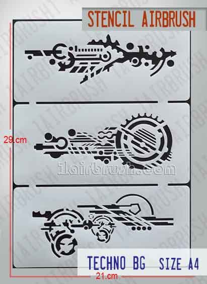 Detail Stencil Airbrush Grafis Nomer 50