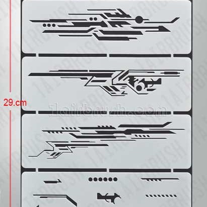 Detail Stencil Airbrush Grafis Nomer 6