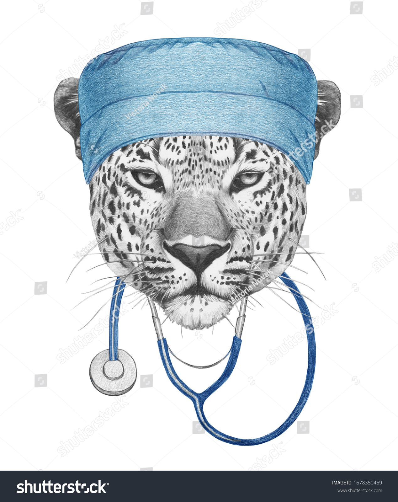 Detail Stethoscope Cheetah Print Nomer 47