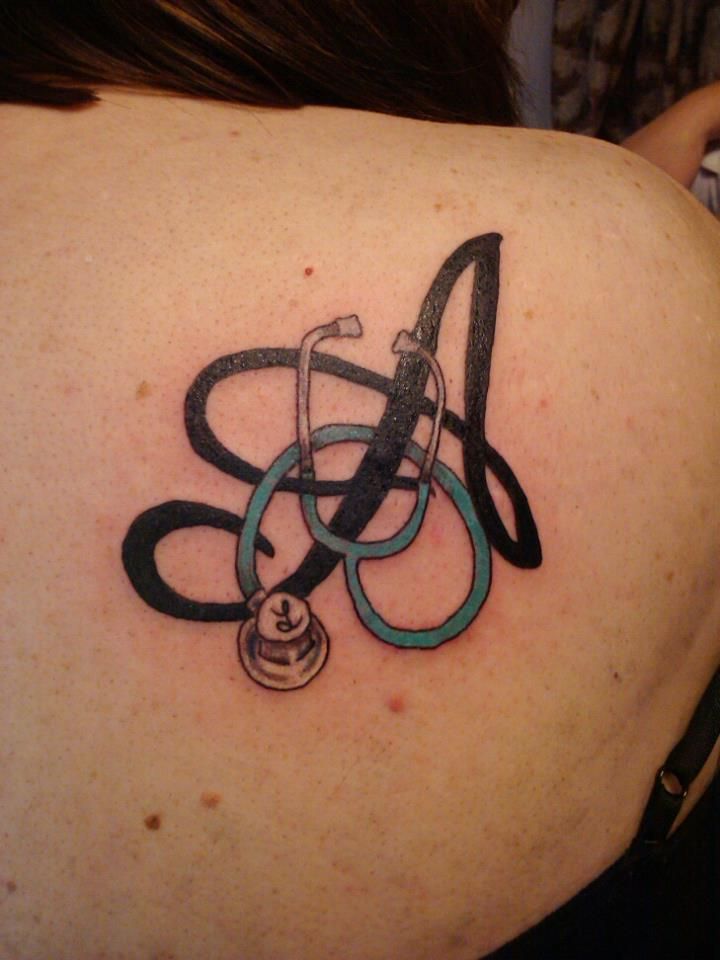 Detail Stethoscope Tattoos Nomer 32