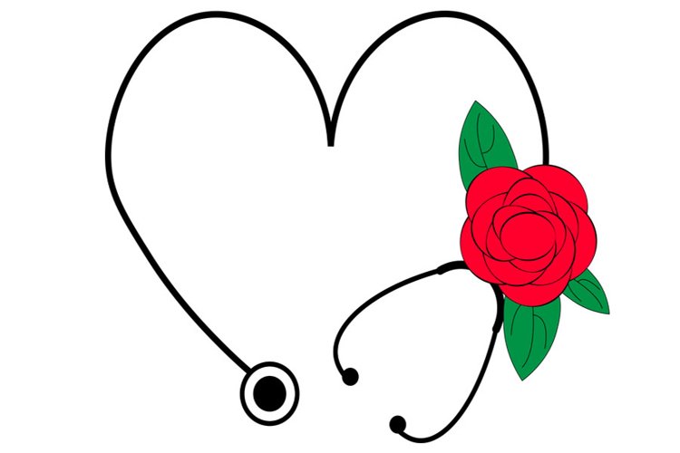 Detail Stethoscope With Flowers Clipart Nomer 29