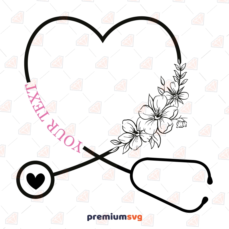 Detail Stethoscope With Flowers Clipart Nomer 30