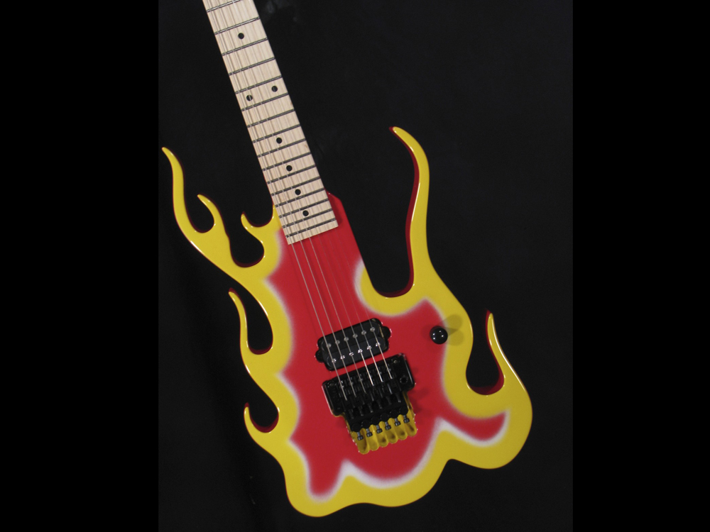 Detail Steve Vai Flame Guitar Nomer 17