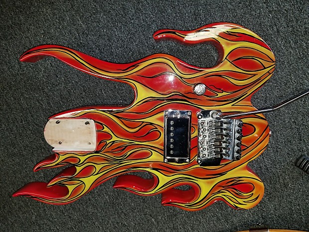 Detail Steve Vai Flame Guitar Nomer 23