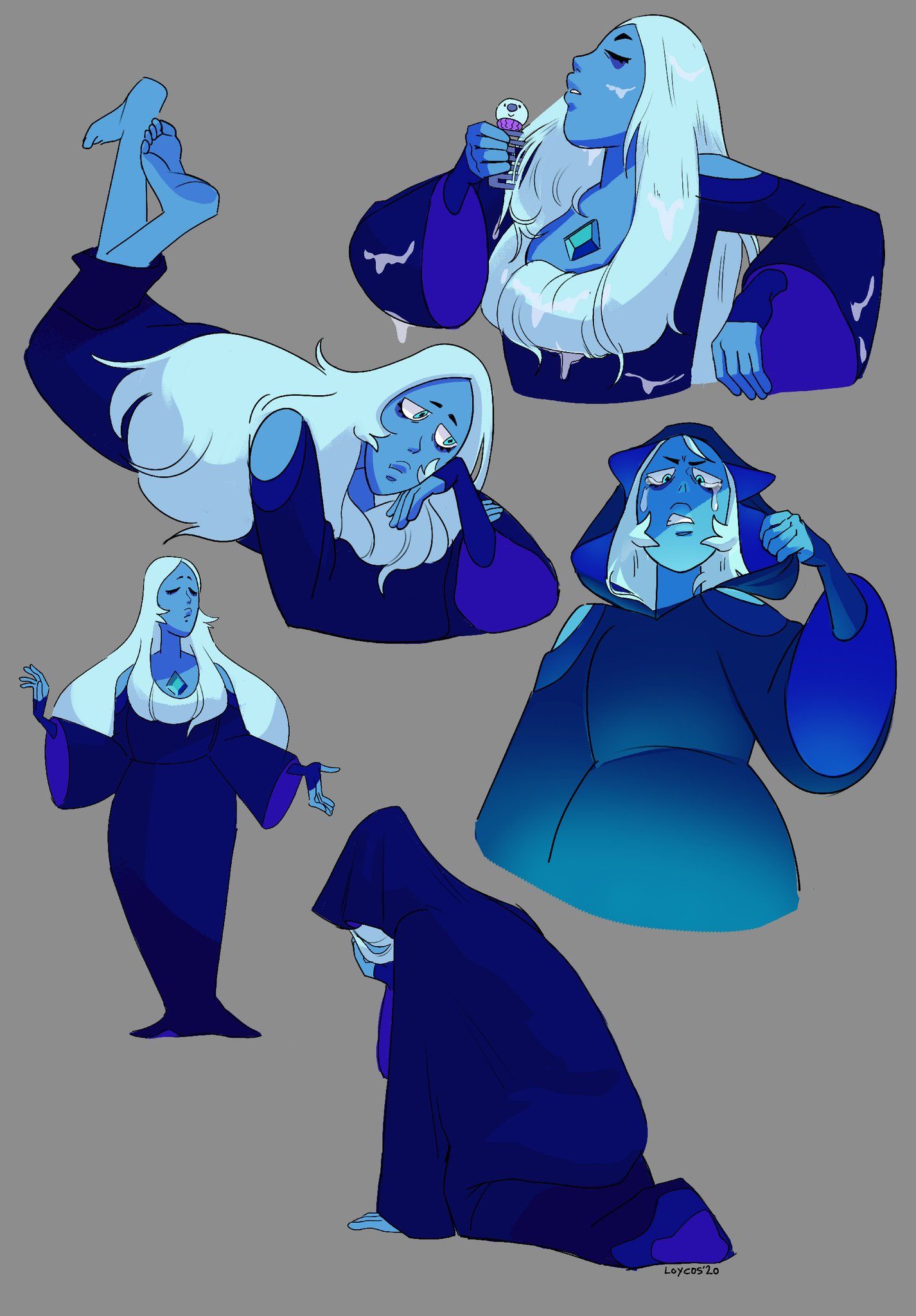 Detail Steven Universe Blue Diamond Nomer 5