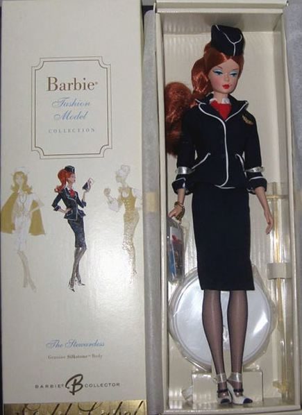 Detail Stewardess Barbie Nomer 19