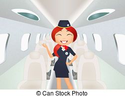 Detail Stewardess Clipart Nomer 17