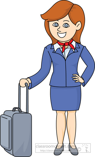 Detail Stewardess Clipart Nomer 18