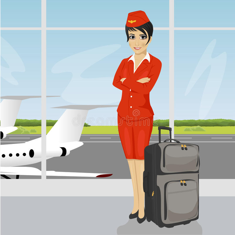 Detail Stewardess Clipart Nomer 34