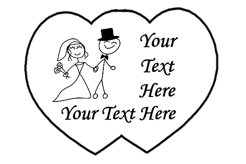 Detail Stick Figure Bride And Groom Clipart Nomer 11