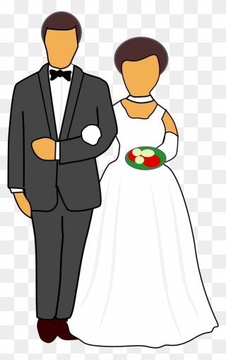 Detail Stick Figure Bride And Groom Clipart Nomer 42