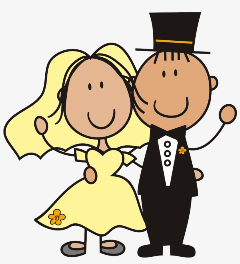 Download Stick Figure Bride And Groom Clipart Nomer 43