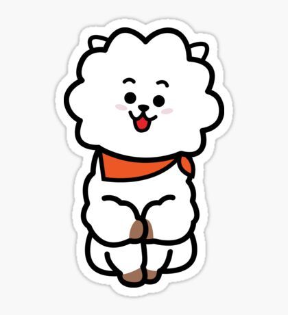 Detail Sticker Aesthetic Bt21 Nomer 29