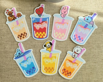 Detail Sticker Aesthetic Bt21 Nomer 35