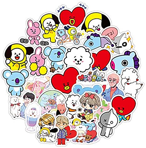 Detail Sticker Aesthetic Bt21 Nomer 46