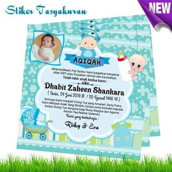 Detail Sticker Aqiqah Nomer 27