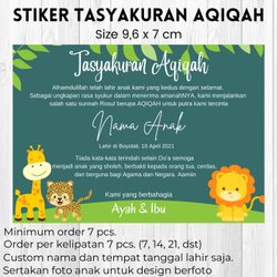 Detail Sticker Aqiqah Nomer 40