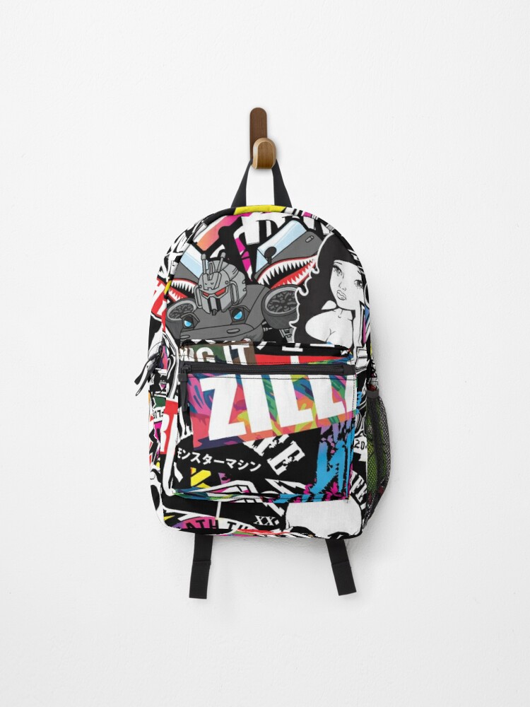 Detail Sticker Bomb Backpack Nomer 4